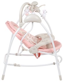 Cadeira baloiço para bebé eléctrico Mia Stella Rosa