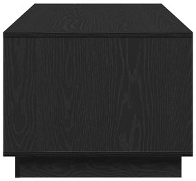 Mesa de Centro em Carvalho Preto 102x55x43 cm Feita de Madeira de Enge