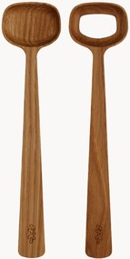 Colheres de salada em madeira de carvalho Hammershøi, conjunto de 2