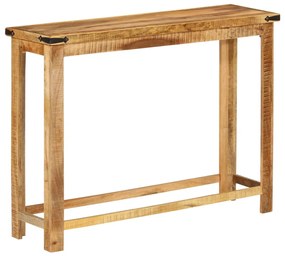 Mesa consola 100x30x75 cm madeira de mangueira maciça