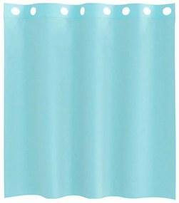 Cortinas de voile com ilhós 2 pcs turquesa