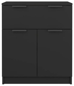 Aparador 60x30x70 cm derivados de madeira preto