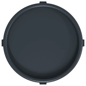 Carrinhos de plantas c/ rodas 2 pcs diâmetro 34 cm 35 kg cinza