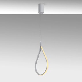 Candeeiro de Teto Damla – Cinzento – 23 cm x 50-100 cm x 10 cm