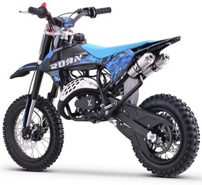 MINI MOTO PARA CRIANÇAS MINICROSS gasolina 60cc Roan RXT 12"/10" AZUL