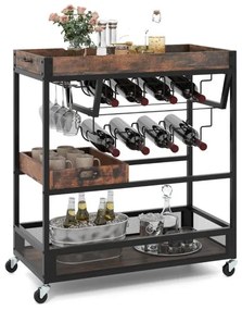Conjunto de mesa de jantar para 2/4 pessoas com estrutura de metal e suporte de armazenamento - tamanho café 1