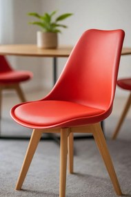 Pack 4 Cadeiras Synk Basic - Vermelho