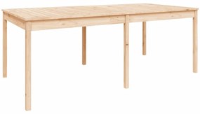 11 pcs conjunto de jantar p/ jardim madeira de pinho maciça