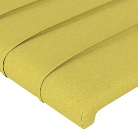 Cabeceira de cama tecido 90x5x78/88 cm verde