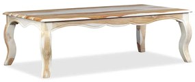 Mesa de centro madeira de acácia maciça 110x60x35 cm