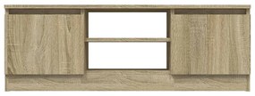 Móvel de TV com porta 102x30x36 cm carvalho sonoma