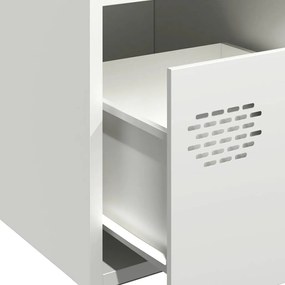Aparador 68x39x73,5 cm aço laminado a frio branco