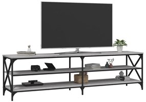 Móvel de TV 180x40x50 cm derivados de madeira cinzento sonoma