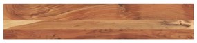 vidaXL Tampo de mesa retangular 180x30x2,5 cm madeira de acácia maciça