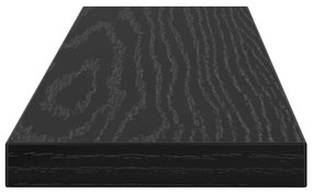 Prateleiras de Estante em Carvalho Preto - 4 peças, 40x10x1.5 cm, Made