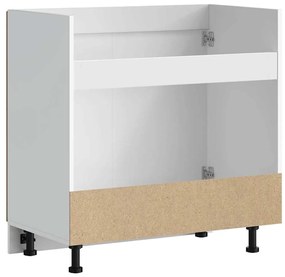 Armário baixo lavatório Kalmar 80x46x81,5 cm madeira velha