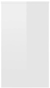 Secretária 90x40x72 cm derivados de madeira branco brilhante
