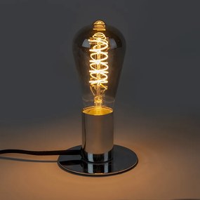 E27 regulável LED lâmpada de filamento trançado fumaça ST64 4W 136 lm 1800K