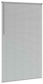 Persiana de Janela com cortinas Outros Manual Prata 80 x 130 cm Alumín