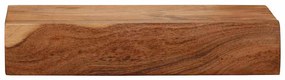 Prateleiras parede 2 pcs 40x17x8 cm madeira de acácia maciça