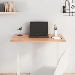 3156353 vidaXL Tampo de mesa 80x40x2 cm carvalho tratado castanho-claro