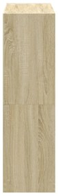 Estante 102x32x108 cm derivados de madeira carvalho sonoma