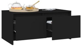 Mesa de centro 90x50x41,5 cm derivados de madeira preto