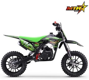 Mini Moto Infantil Gasolina 50 CC MTR Minicross XZR 2025 C/ Limitador Verde