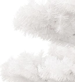 Árvore de Natal rotativa pré-iluminada + suporte PVC branco