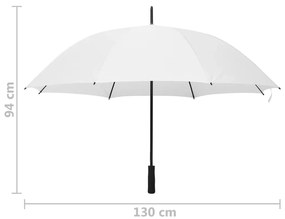 Guarda-chuva 130 cm branco