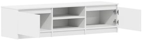 Móvel de TV 140x40x35,5 cm derivados de madeira branco