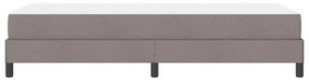 Cama Box Outros Cinzento-acastanhado 90 x 190 cm tecido