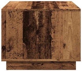 Mesa de centro 55x55x42 cm derivados de madeira madeira velha