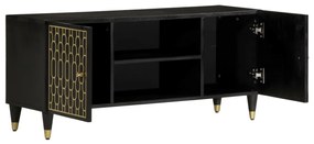 Móvel de TV 105x33x46 cm madeira de mangueira maciça