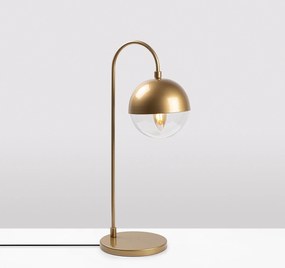Candeeiro de Mesa Horn – Dourado – 18 x 25 x 53 cm