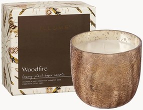 Vela perfumada Woodfire (âmbar, camurça, madeira de cedro)