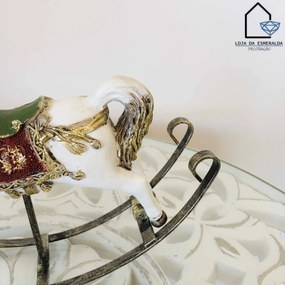 Cavalo Decorativo de Natal
