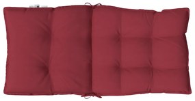 Almofadões cadeira encosto baixo 6 pcs oxford vermelho-tinto