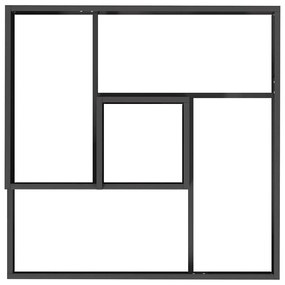 Vaso Preto 80x80x50 cm Aço Laminado a Frio