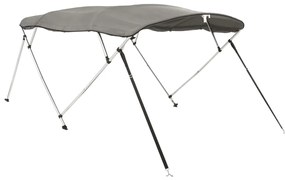 Toldo de 4 arcos Bimini c/ paredes laterais 243x(200-213)x137cm