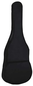 vidaXL Saco guitarra p/ guitarra clássica 1/2 (34") 94x35 cm tecido preto