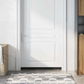 vidaXL Selos de Escovas para Porta com Parafuso 2 pcs Branco 100 cm