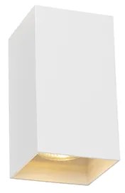 Candeeiro de parede quadrado design branco - Sabbir