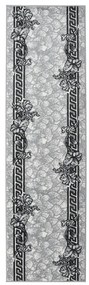vidaXL Passadeira 80x300 cm polipropileno cinzento