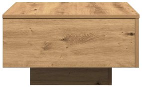 Mesa de Centro vidaXL Artisian Carvalho 55x55x31 cm em Madeira de Enge
