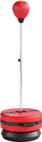 SPORTNOW Saco de boxe com base, conjunto de boxe ajustável 125-145 cm, speedball independente com luvas e bomba | Aosom Portugal