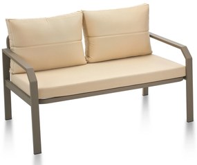 Conjunto de Lounge de Jardim Arya – Sofá de 2 Lugares, 2 Poltronas Ind