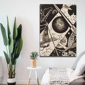 Pintura Decorativa em Tela 70100KANDINSKY009 – Multicolor – 70 x 100 c