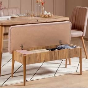 ****
Conjunto de Mesa de Jantar Extensível Vina – Pinho Atlântico – Me