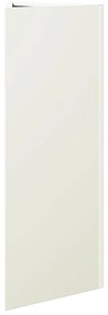 Vaso/floreira de jardim triangular 2 pcs 30x26x75 cm aço branco